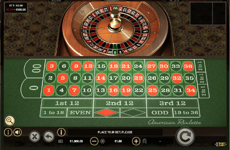 Zrzut ekranu American Roulette