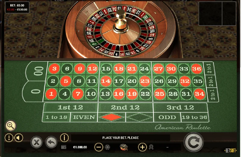 Zrzut ekranu American Roulette