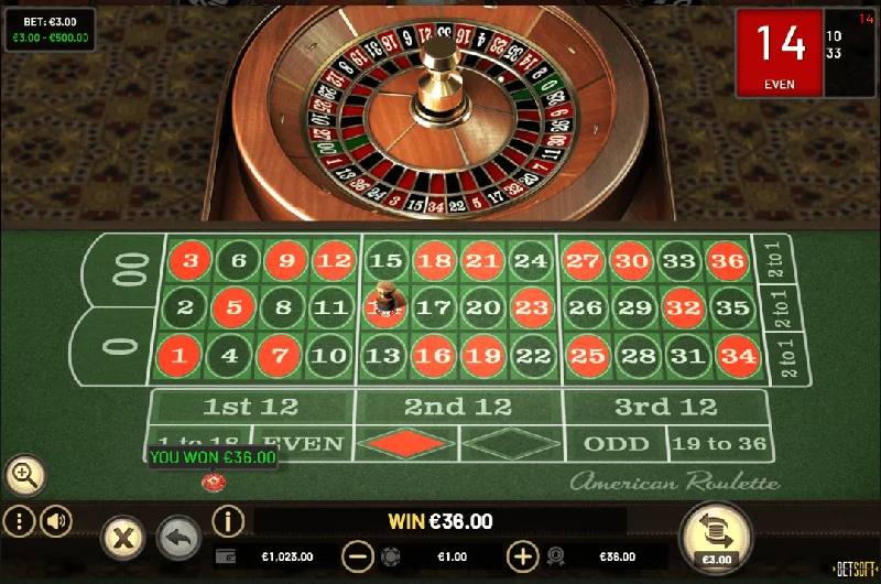 Zrzut ekranu American Roulette