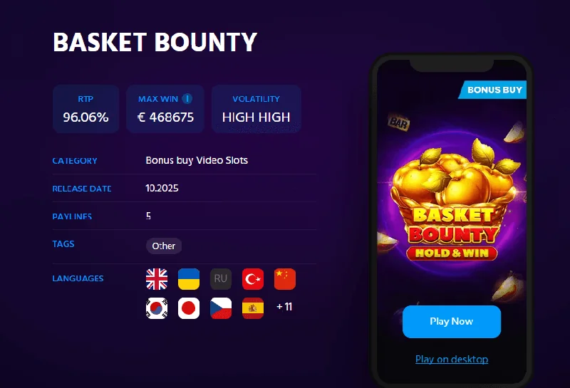 Zrzut ekranu Basket Bounty