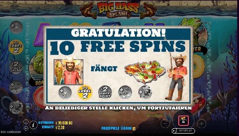Zrzut ekranu Big Bass Splash