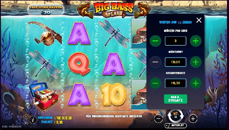 Zrzut ekranu Big Bass Splash