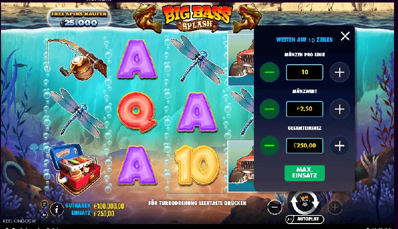 Zrzut ekranu Big Bass Splash