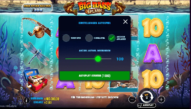 Zrzut ekranu Big Bass Splash