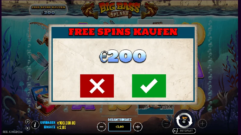 Zrzut ekranu Big Bass Splash
