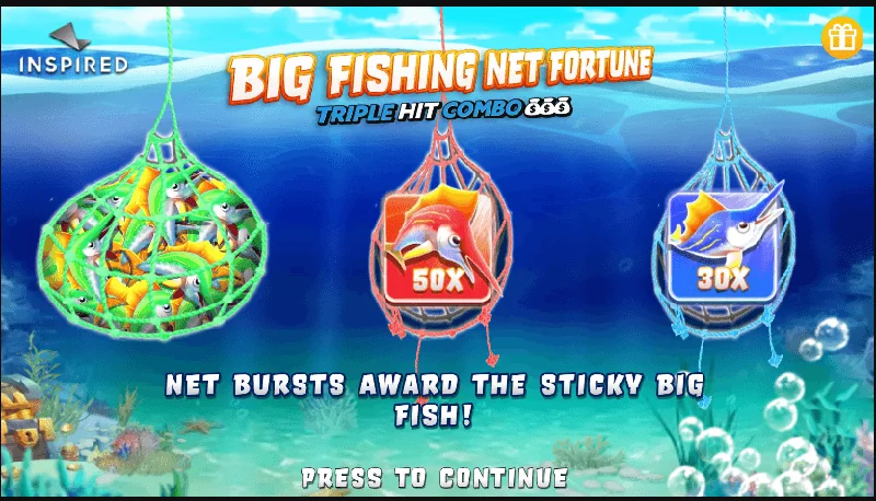 Zrzut ekranu Big Fishing Net Fortune