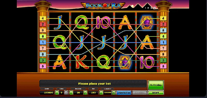 Zrzut ekranu Book Of Ra