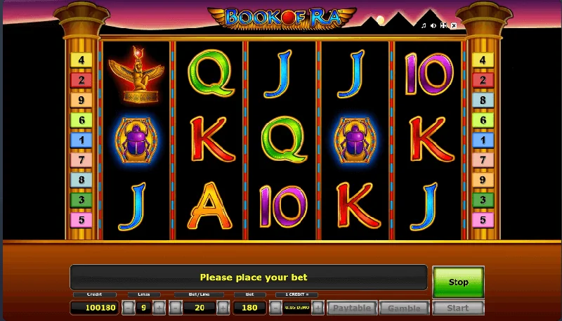 Zrzut ekranu Book Of Ra