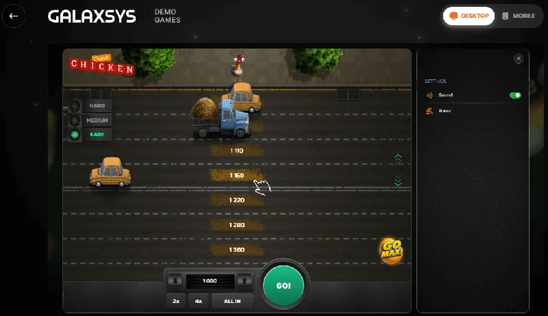 Zrzut ekranu Chicken Crash
