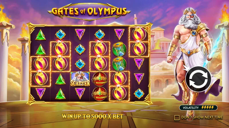 Zrzut ekranu Gates of Olympus