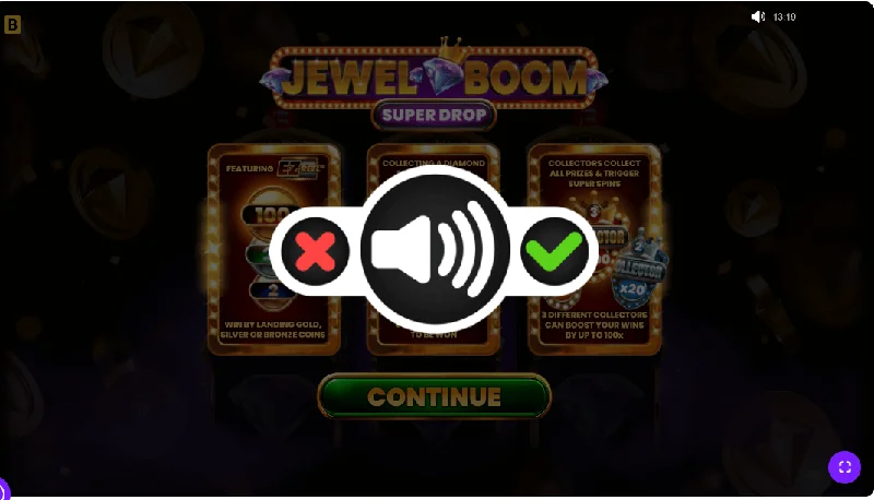 Zrzut ekranu gry Jewel Boom Super Drop