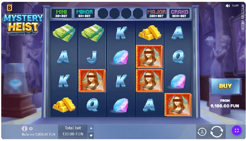 Zrzut ekranu Mystery Heist