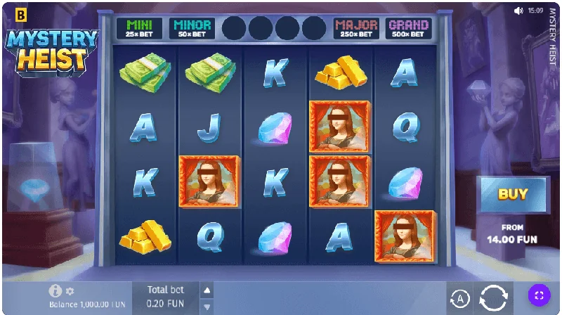 Zrzut ekranu Mystery Heist
