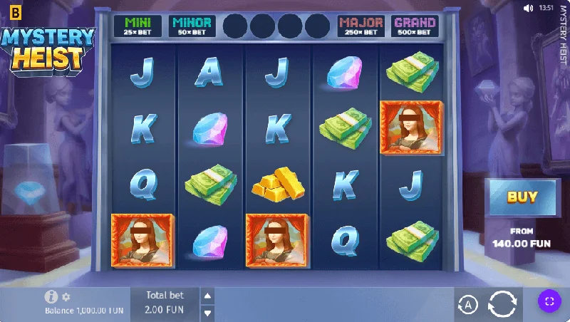 Zrzut ekranu Mystery Heist