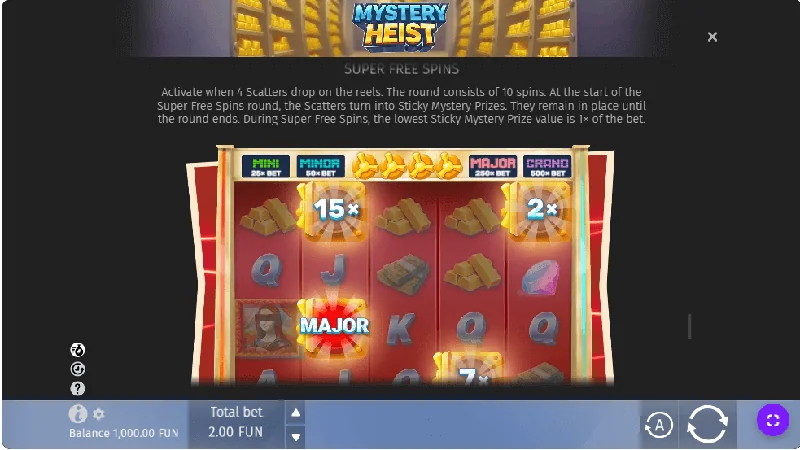 Zrzut ekranu Mystery Heist