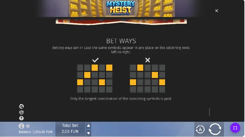 Zrzut ekranu Mystery Heist