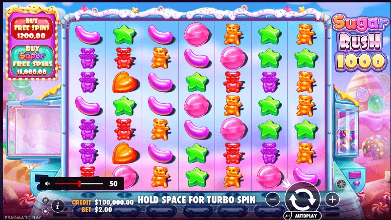 Zrzut ekranu Sugar Rush 1000
