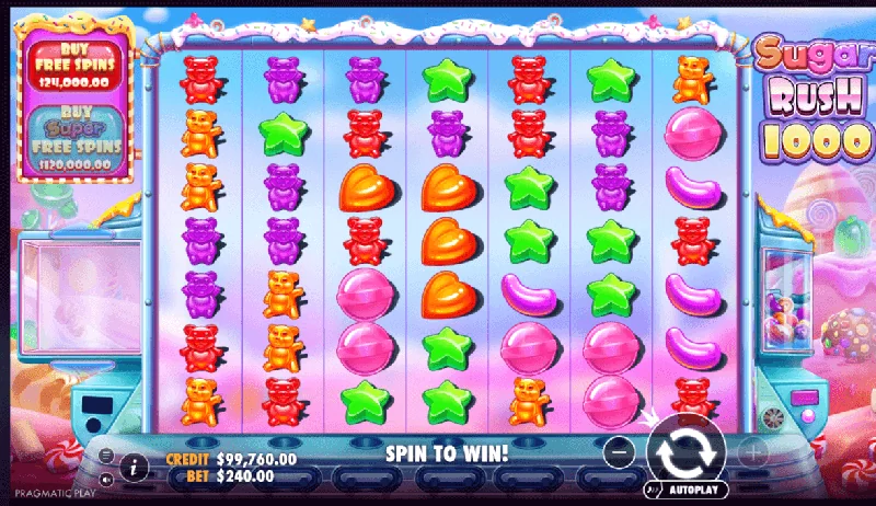 Zrzut ekranu Sugar Rush 1000