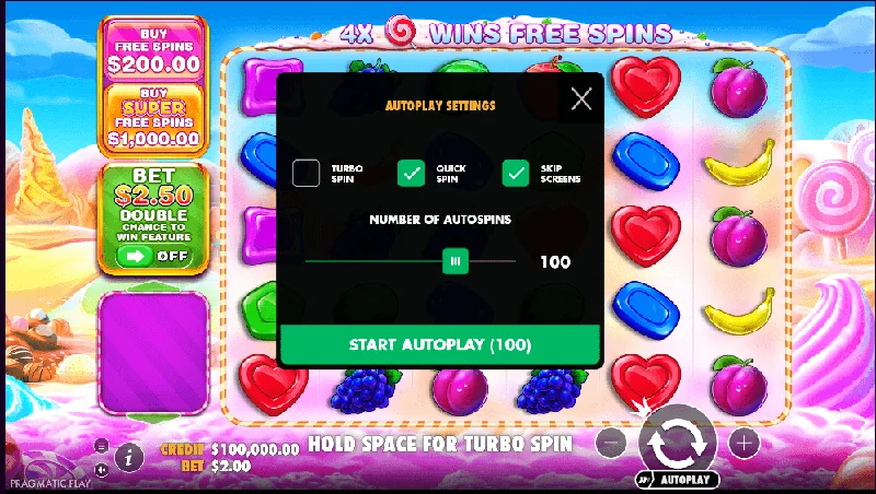 Zrzut ekranu Sweet Bonanza 1000