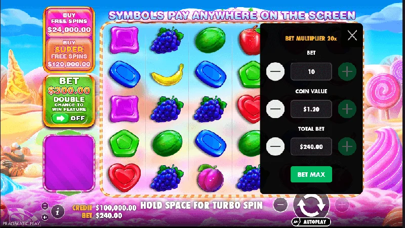 Zrzut ekranu Sweet Bonanza 1000