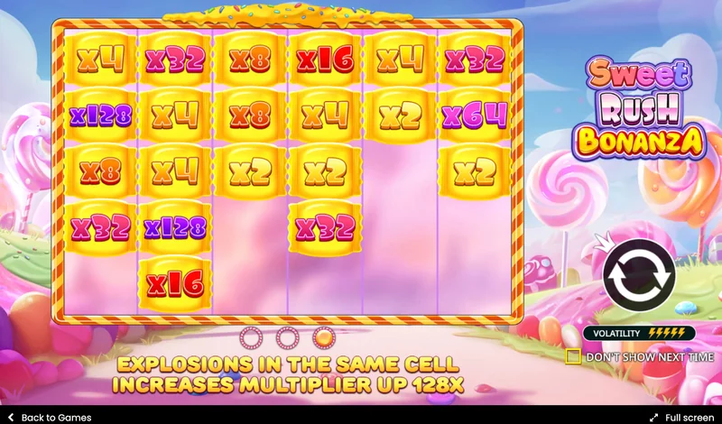 Zrzut ekranu Sweet Rush Bonanza
