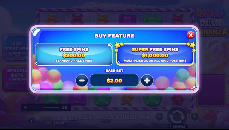 Zrzut ekranu Sweet Rush Bonanza