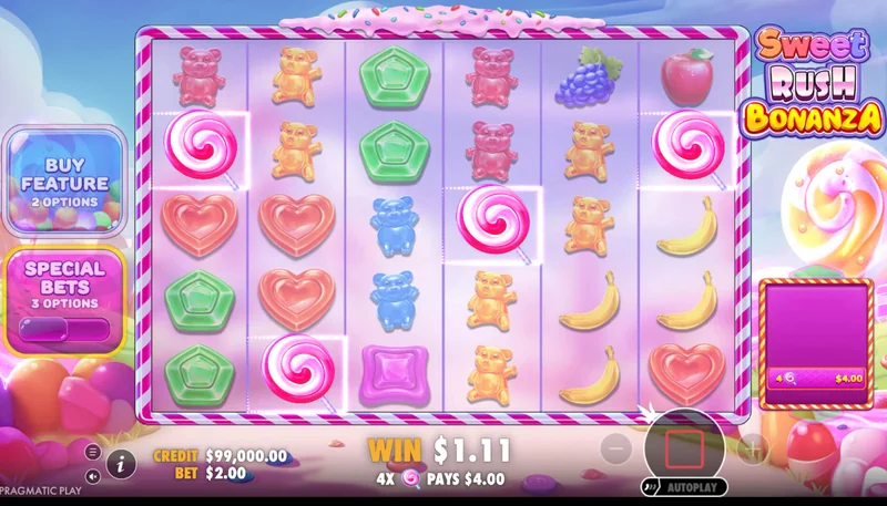 Zrzut ekranu Sweet Rush Bonanza