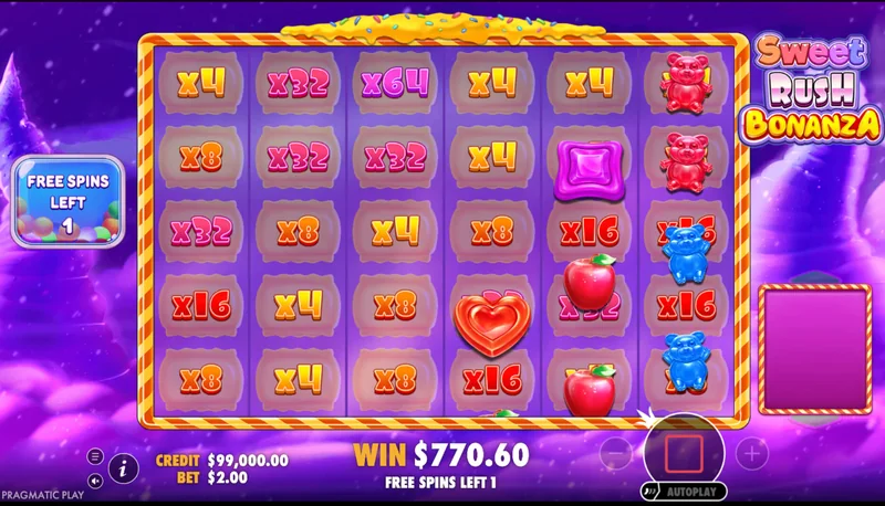 Zrzut ekranu Sweet Rush Bonanza