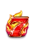 Symbol Pojedynczej Siódemki 7 777 Burn 'Em Up