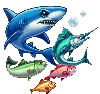 Symbol grupy ryb Blast The Bass
