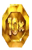 Symbol monety 10x pirots 4