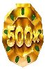 Symbol monety 500x pirots 4