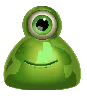 Symbol Zielonego Jednooka w Reactoonz 100