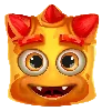 Symbol Pomarańczowego Dwuokiego w Reactoonz 100