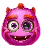Symbol Różowego Dwuokiego w Reactoonz 100