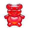 Symbol czerwonego żelka Sugar Rush 1000