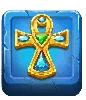 Symbol Ankh w UFO Pyramids