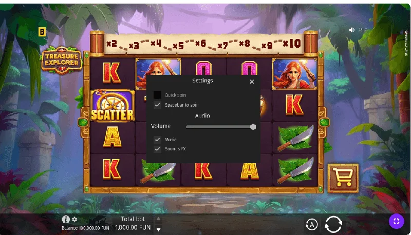 Zrzut ekranu Treasure Explorer