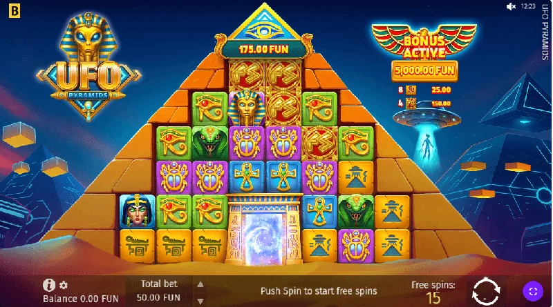 Zrzut ekranu UFO Pyramids