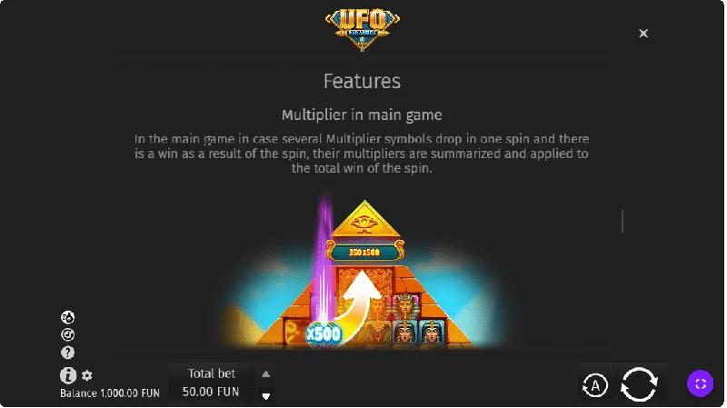 Zrzut ekranu gry UFO Pyramids